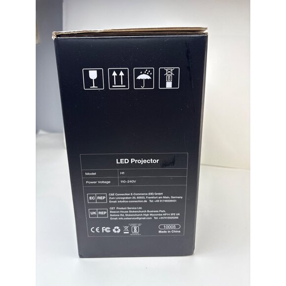 LED Projector H1 Home Theater Video Entertainment HDMI USB 110-240V Model H1 Rem - Picture 2 of 8